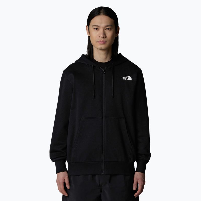 Bluza męska The North Face Simple Dome Full Zip Hoodie black