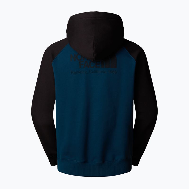 Bluza męska The North Face Heritage Hoodie midnight petrol/ black 2