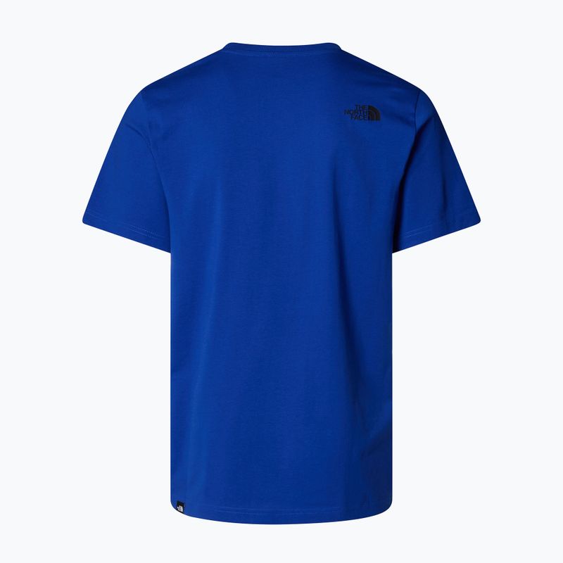 Koszulka męska The North Face Easy blue/black 5