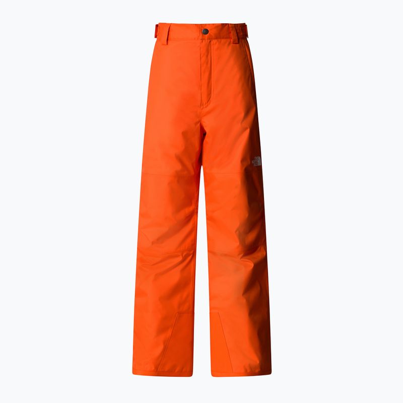 Spodnie narciarskie dziecięce The North Face Freedom Insulated orange 4