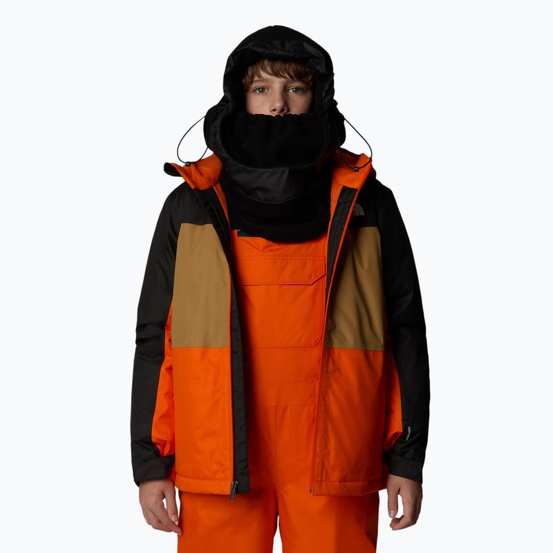 Kurtka narciarska dziecięca The North Face Freedom Insulated orange 4