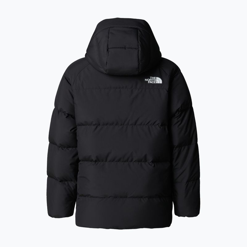 Kurtka puchowa dziecięca The North Face Teen North Down Fleece Lined Short Parka tnf black 2