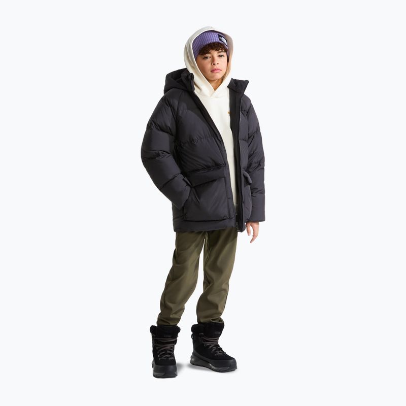 Kurtka puchowa dziecięca The North Face Teen North Down Fleece Lined Short Parka tnf black 4