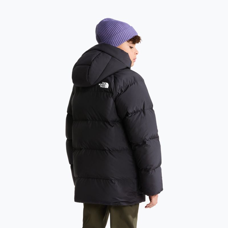 Kurtka puchowa dziecięca The North Face Teen North Down Fleece Lined Short Parka tnf black 5