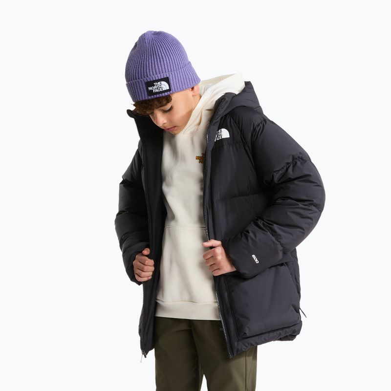 Kurtka puchowa dziecięca The North Face Teen North Down Fleece Lined Short Parka tnf black 6