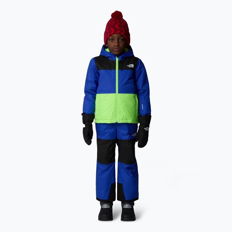 Spodnie narciarskie dziecięce The North Face Kid Freedom Insulated Bib blue 3