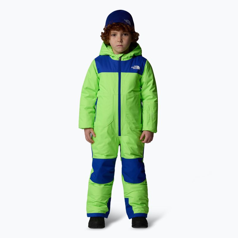 Kombinezon narciarski dziecięcy The North Face Kid Freedom Snow Suit safety green