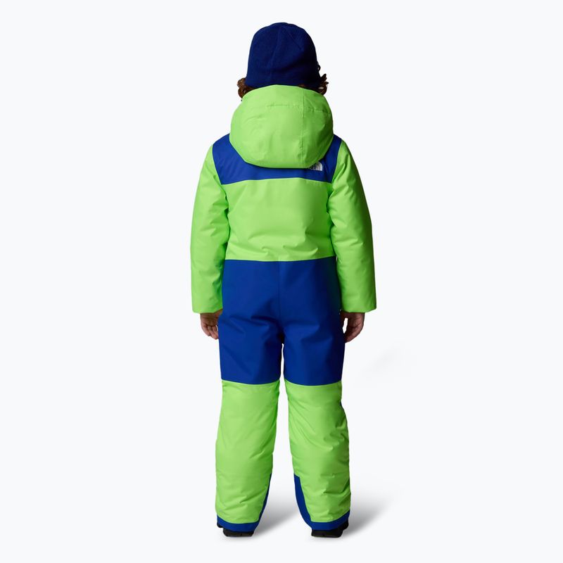 Kombinezon narciarski dziecięcy The North Face Kid Freedom Snow Suit safety green 2