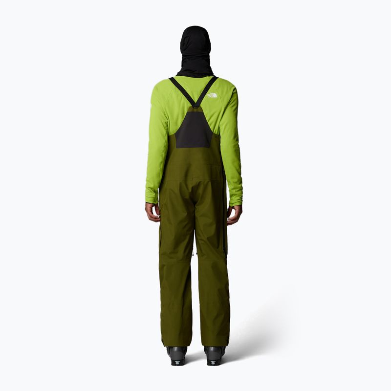 Spodnie narciarskie męskie The North Face Verbier GTX Bib forest olive 2