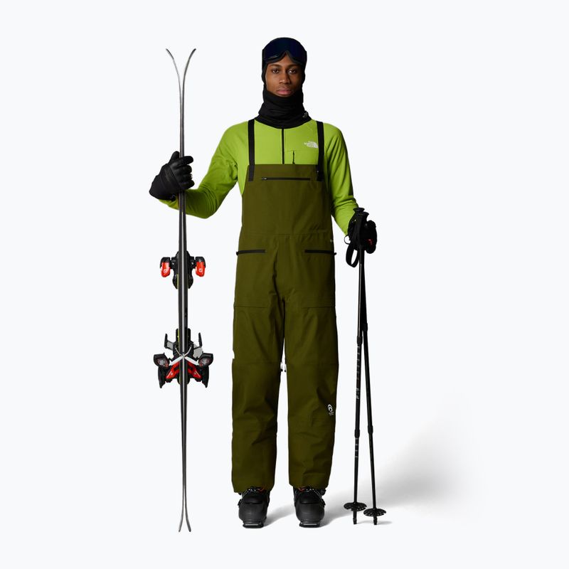Spodnie narciarskie męskie The North Face Verbier GTX Bib forest olive 3