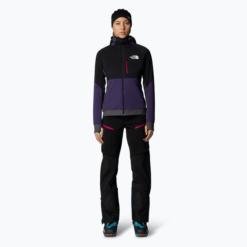 Kurtka hybrydowa damska The North Face Binntal Hybrid Ventrix Hoodie eternal purple/black 2