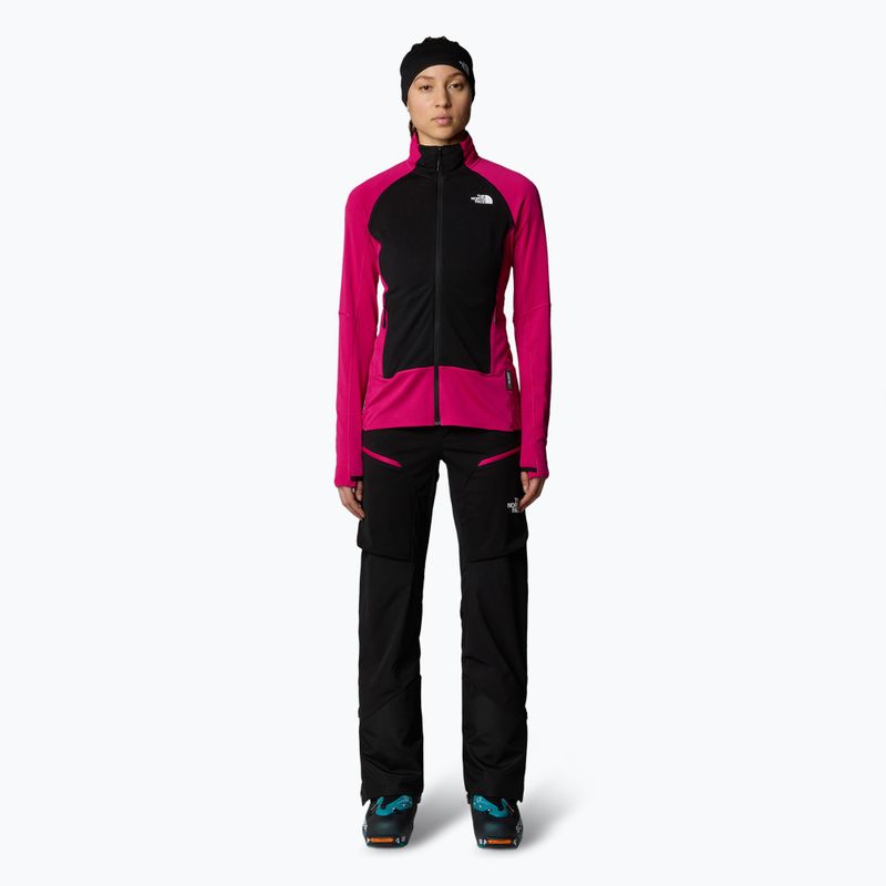 Spodnie skiturowe damskie The North Face Alstorm Hybrid black/pink primose 2