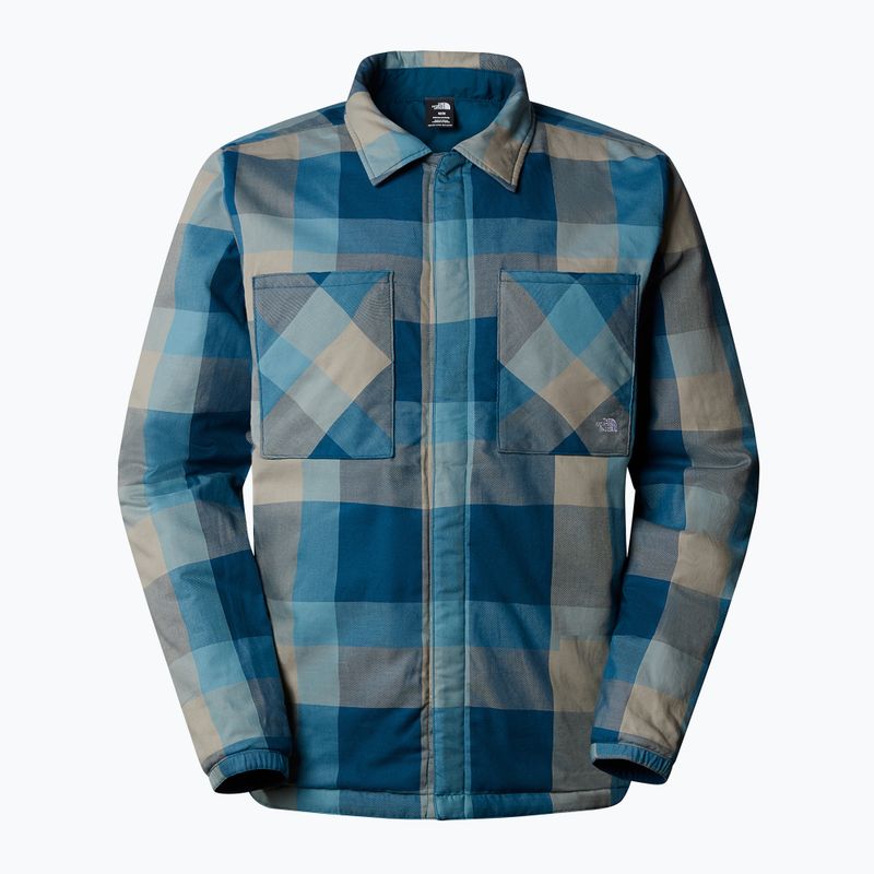 Kurtka ocieplana męska The North Face Afterburner Insulated Flannel midnight petrol 5