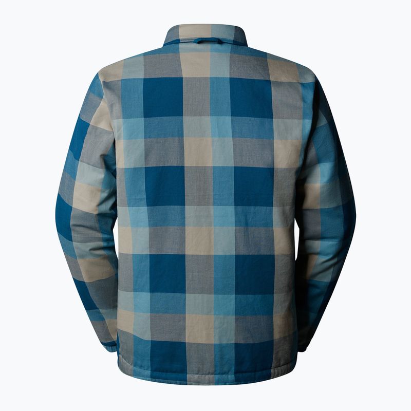 Kurtka ocieplana męska The North Face Afterburner Insulated Flannel midnight petrol 6