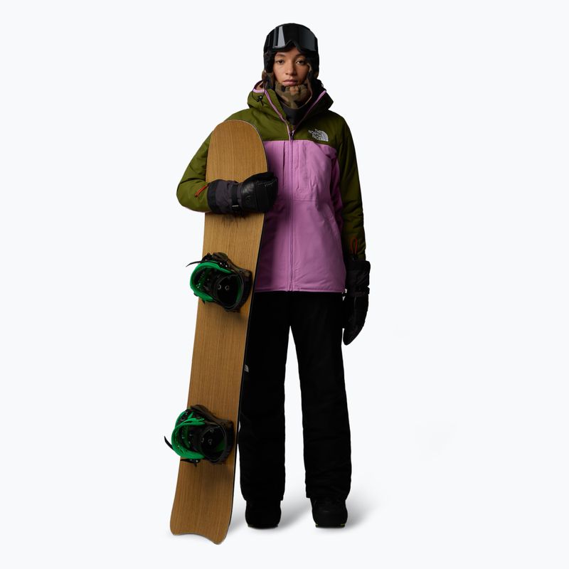 Kurtka narciarska damska The North Face Namak Insulated forest olive/dragonfruit 2