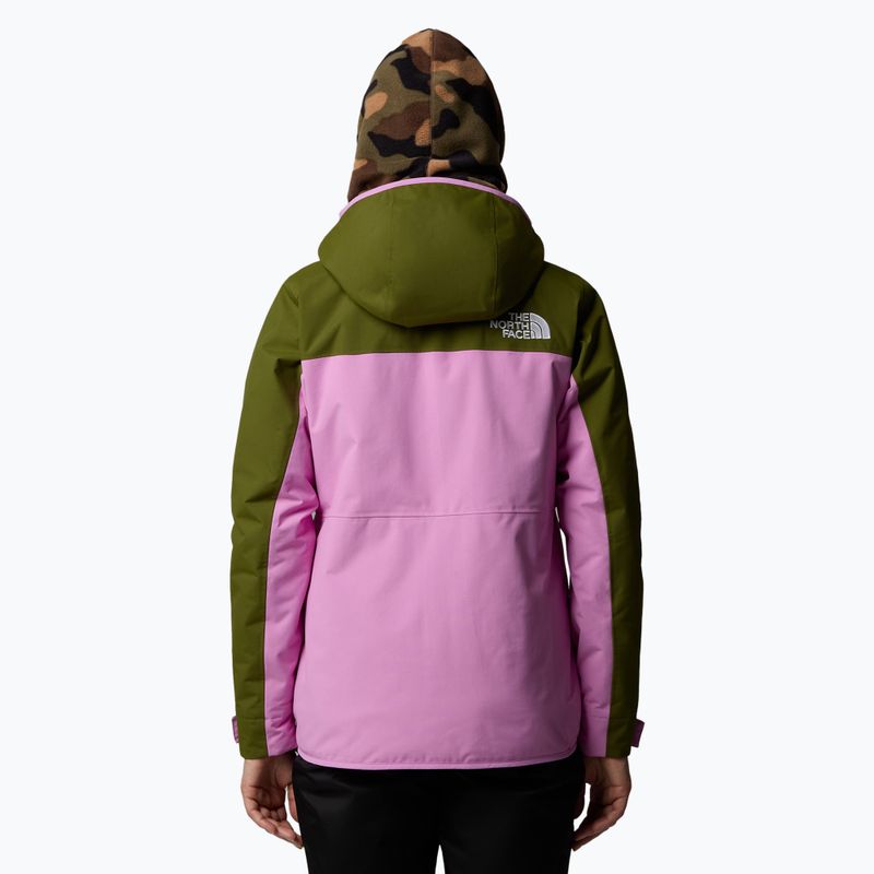 Kurtka narciarska damska The North Face Namak Insulated forest olive/dragonfruit 3
