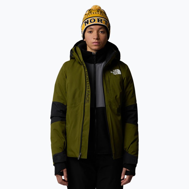 Kurtka narciarska damska The North Face Lenado forest olive/black 4