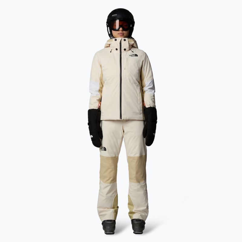 Spodnie narciarskie damskie The North Face Lenado white dune 2