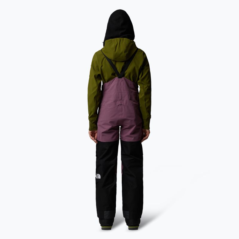 Spodnie narciarskie damskie The North Face Dragline Bib midnight mauve/black 2