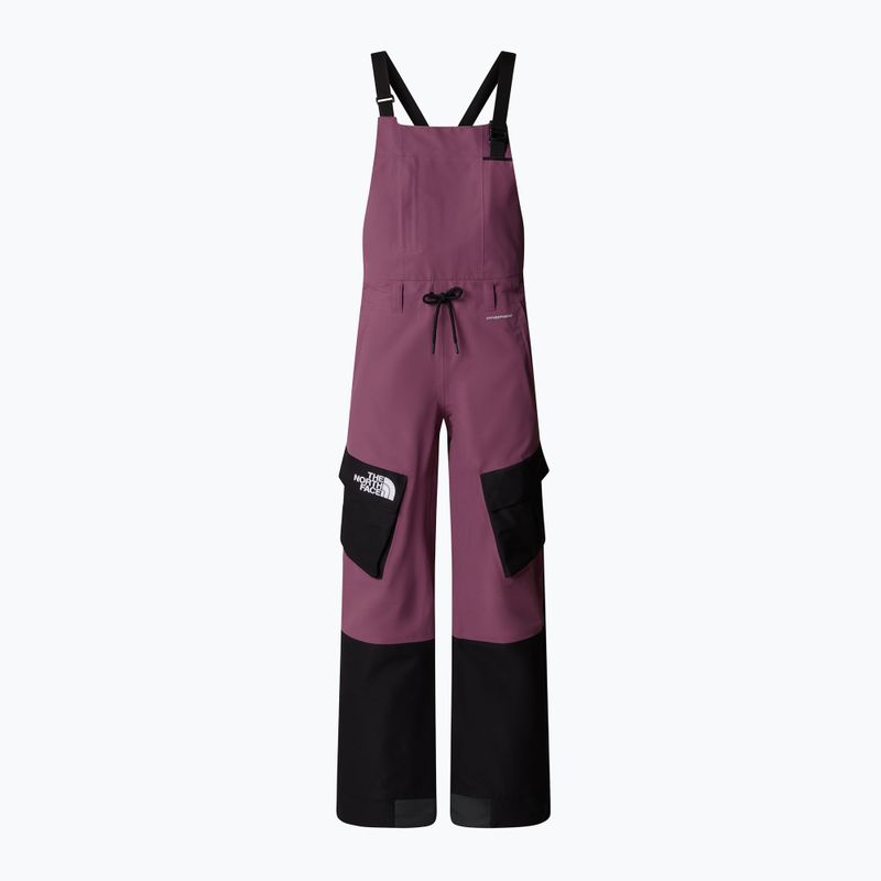 Spodnie narciarskie damskie The North Face Dragline Bib midnight mauve/black 4