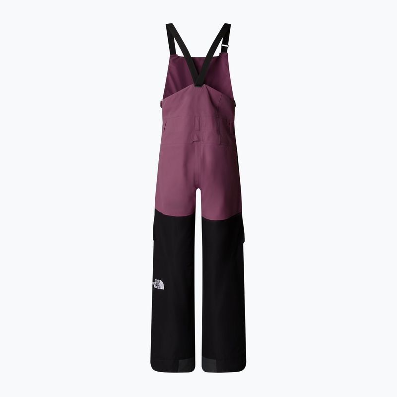 Spodnie narciarskie damskie The North Face Dragline Bib midnight mauve/black 5