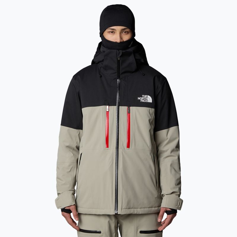 Kurtka narciarska męska The North Face Chakal clay grey/black