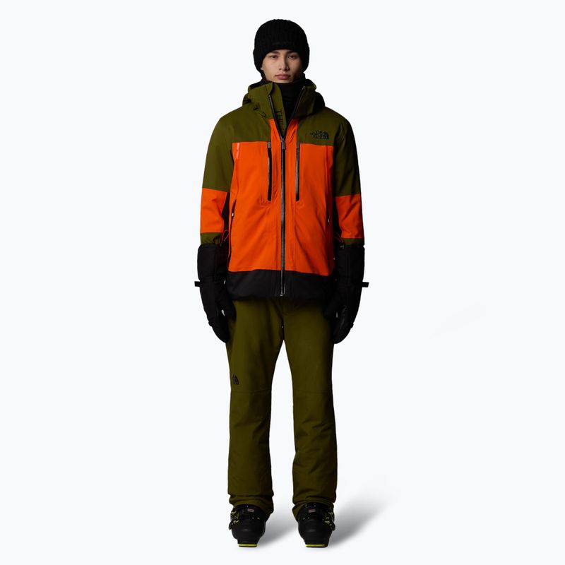 Kurtka narciarska męska The North Face Snowsquall orange/forest olive 2