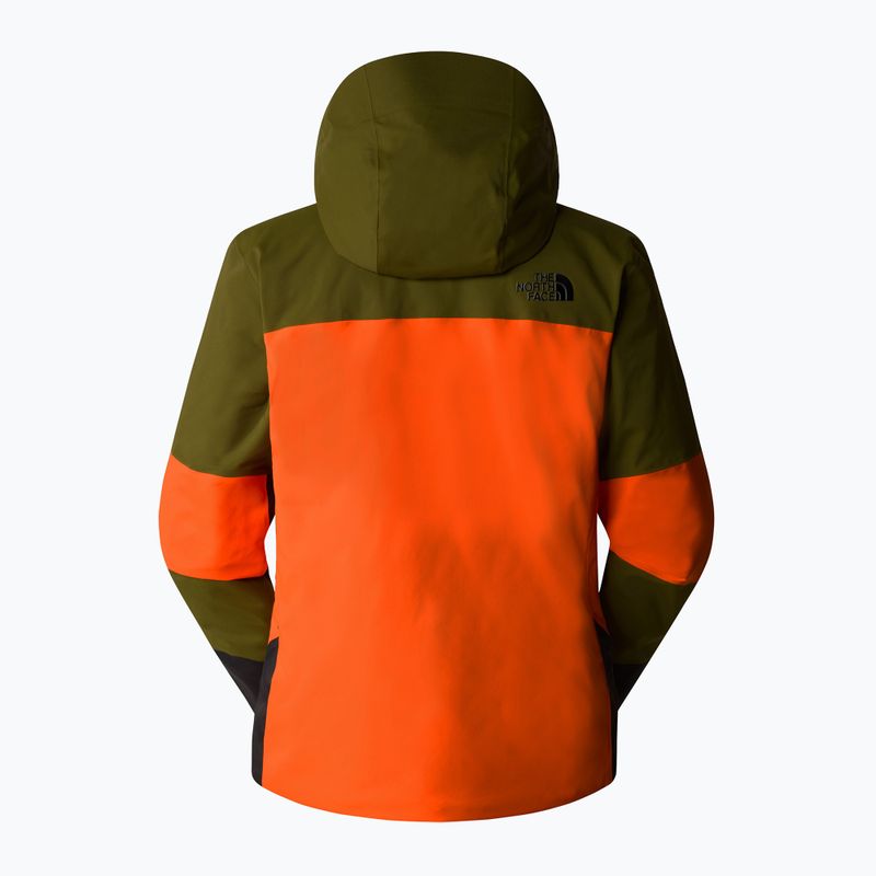 Kurtka narciarska męska The North Face Snowsquall orange/forest olive 6