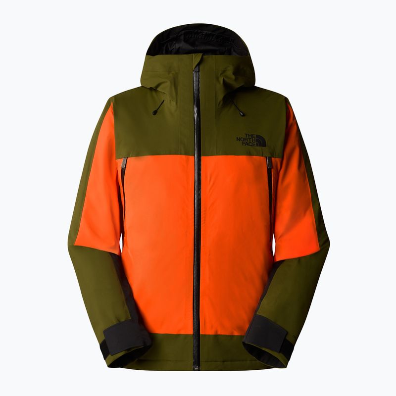 Kurtka narciarska męska The North Face Mount Bre orange/forest olive 5