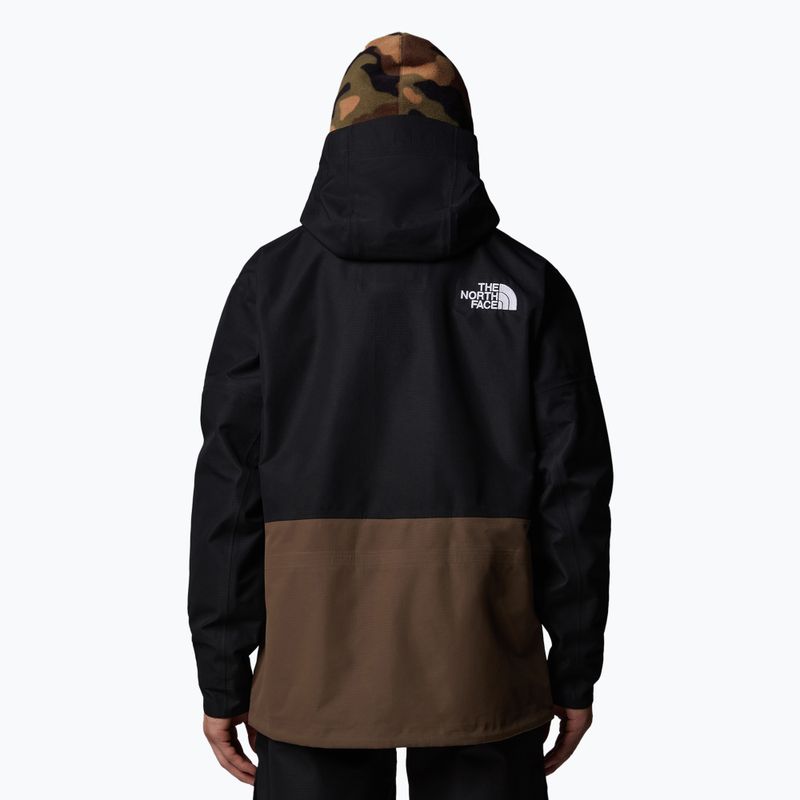 Kurtka narciarska męska The North Face Dragline black/smokey brown 3