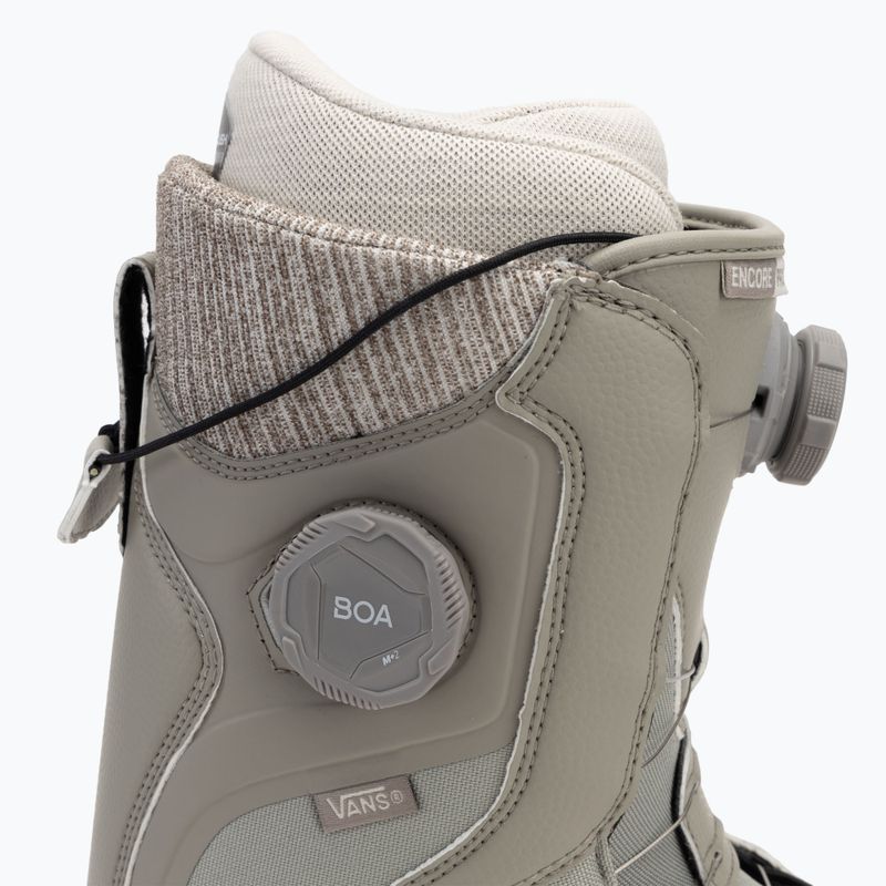 Buty snowboardowe damskie Vans Encore Pro khaki/white 8