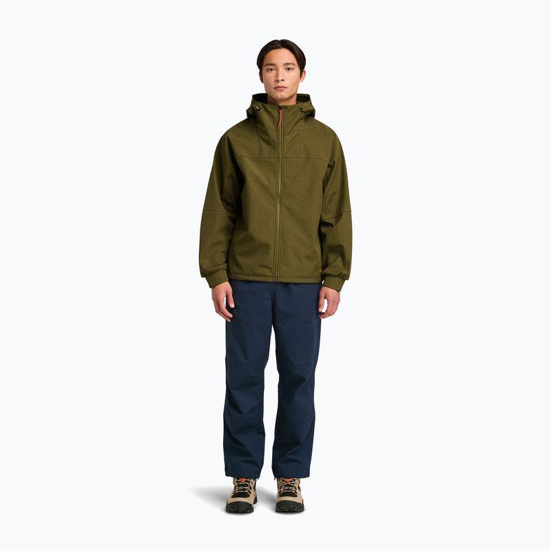 Kurtka męska Timberland Softshell Hooded dark olive 2