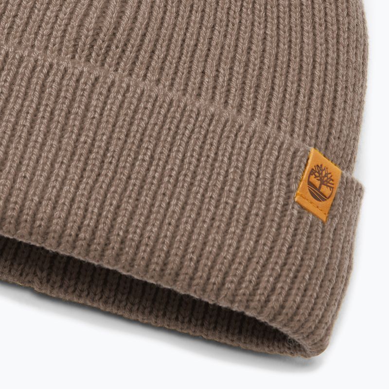 Czapka zimowa Timberland Fisherman Beanie chocolate chip 2