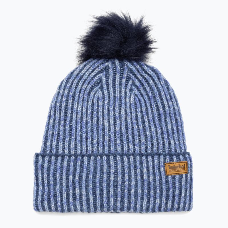 Czapka zimowa damska Timberland Plaited Melange Beanie frozen fjord