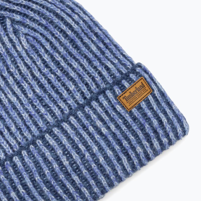 Czapka zimowa damska Timberland Plaited Melange Beanie frozen fjord 3