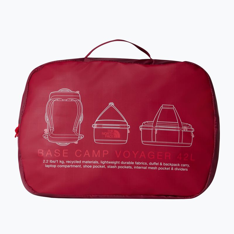 Torba podróżna The North Face Base Camp Voyager Duffel 42 l beetroot/red 4