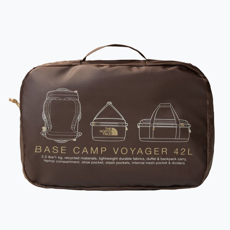 Torba podróżna The North Face Base Camp Voyager Duffel 42 l smokey brown/khaki stone 4