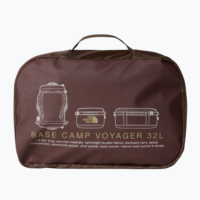 Torba podróżna The North Face Base Camp Voyager Duffel 32 l smokey brown/khaki stone 4