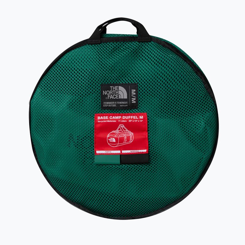 Torba podróżna The North Face Base Camp Duffel M 71 l evergreen/black 2