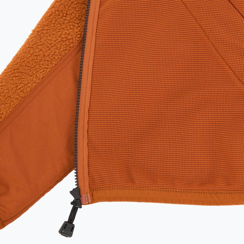 Bluza polarowa męska Timberland Sherpa Mix Media Fleece umber 5