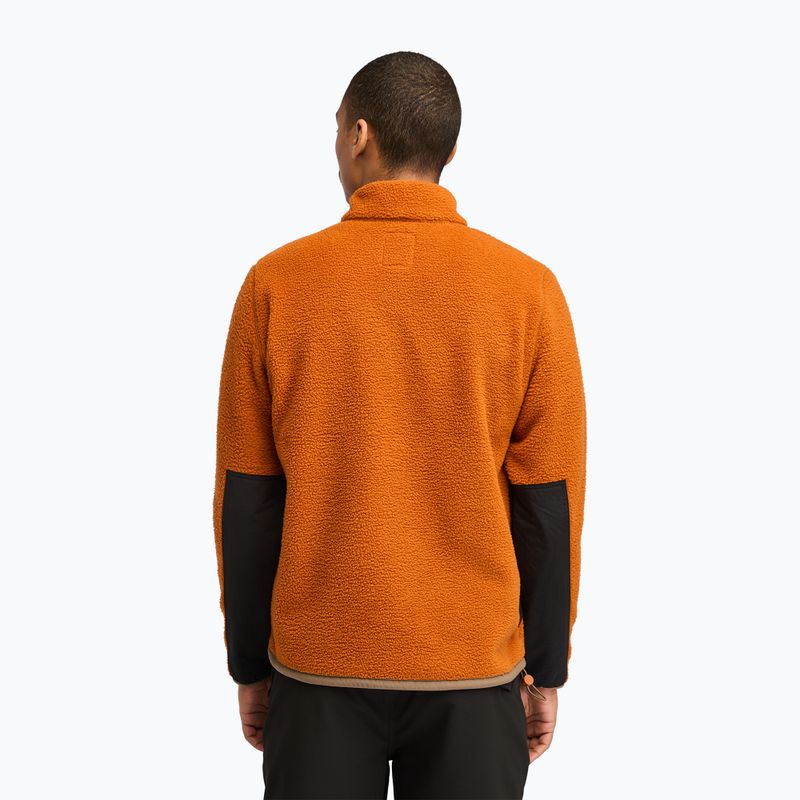 Bluza polarowa męska Timberland Sherpa Mix Media Fleece umber 3