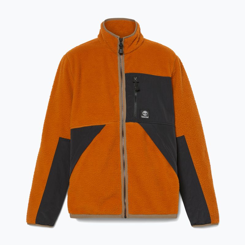 Bluza polarowa męska Timberland Sherpa Mix Media Fleece umber 6