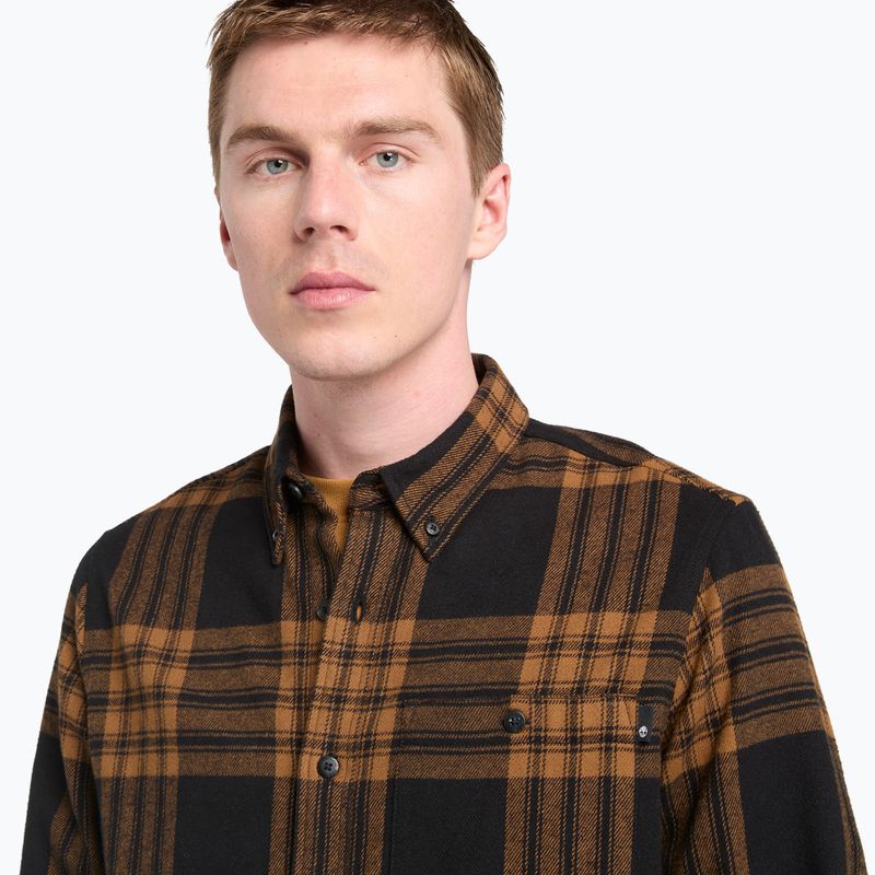 Koszula męska Timberland Solucell Plaid Shirt umber yd 4