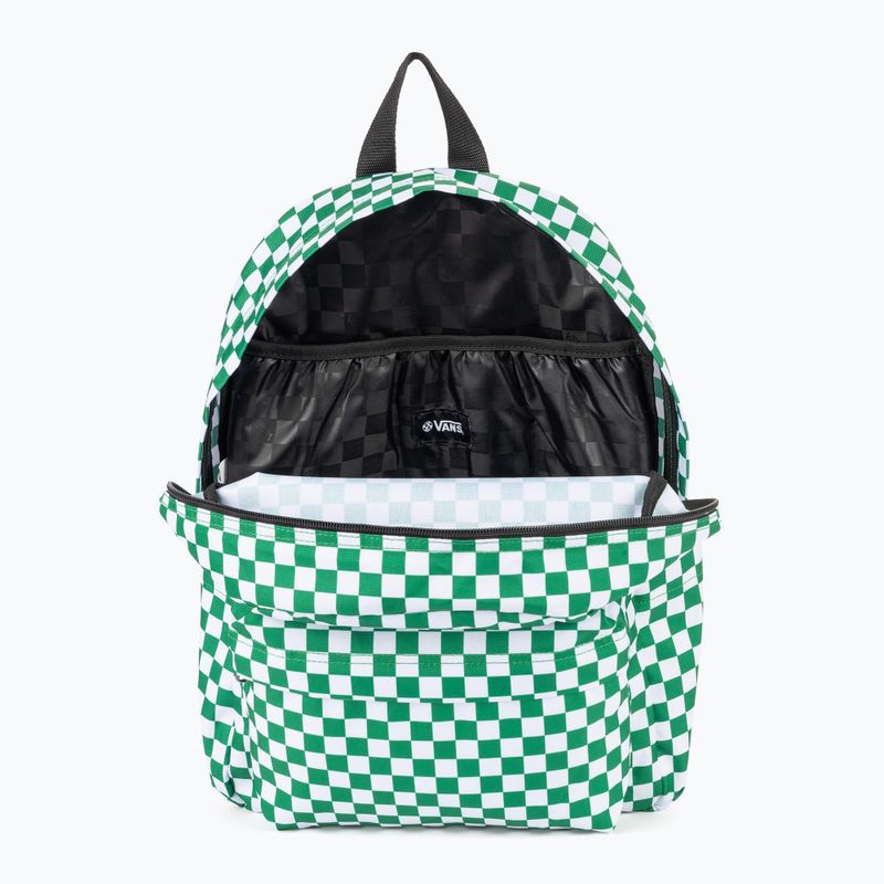 Plecak miejski dziecięcy Vans Old Skool Grom Check 18 l verdant green 4