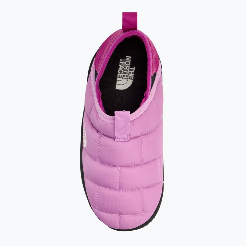 Kapcie dziecięce The North Face Youth Thermoball Traction Mule II dragonfruit / deep mulber 5