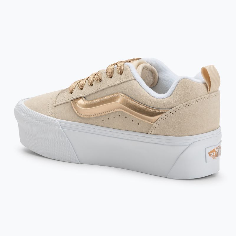 Buty Vans Knu Stack High Shine gold 3