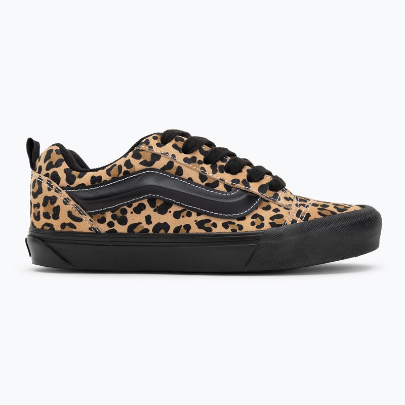Buty Vans Knu Skool leopard black 2