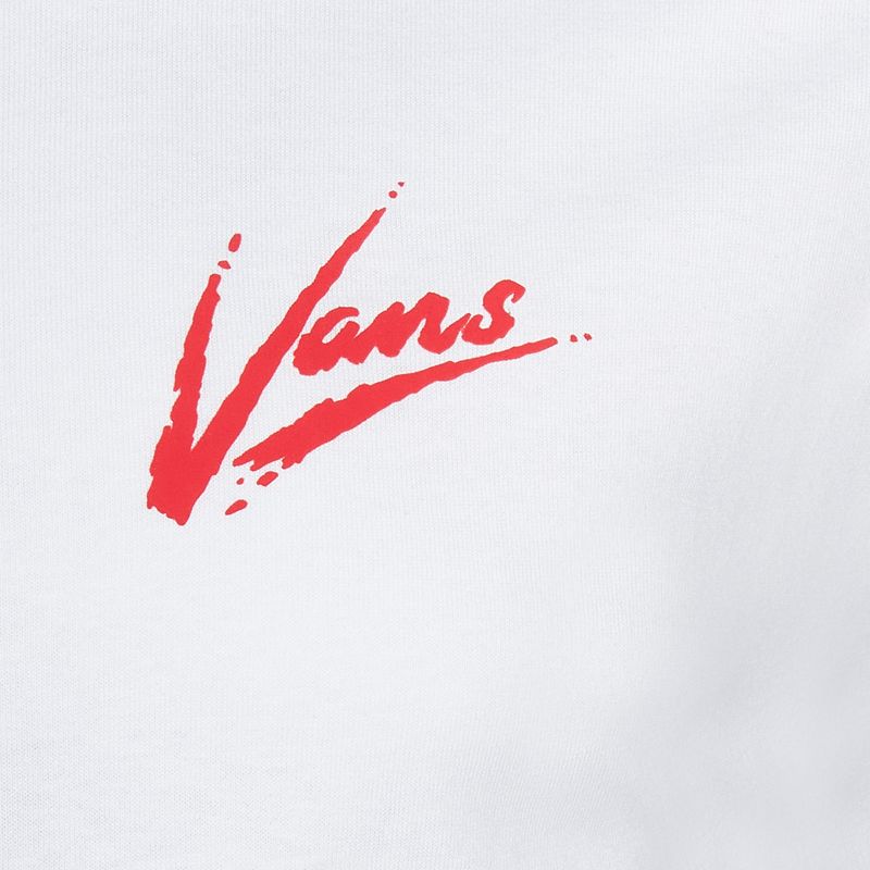 Koszulka męska Vans Dettori Loose Fit white/racing red 3