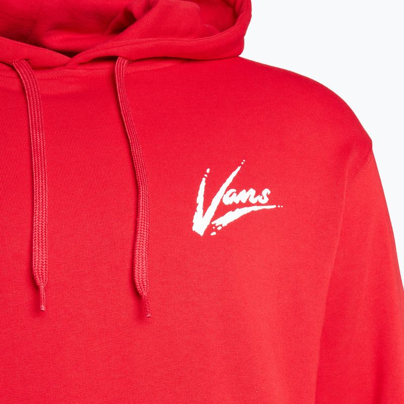 Bluza męska Vans Dettori Loose Pullover racing red/marshmallow 3