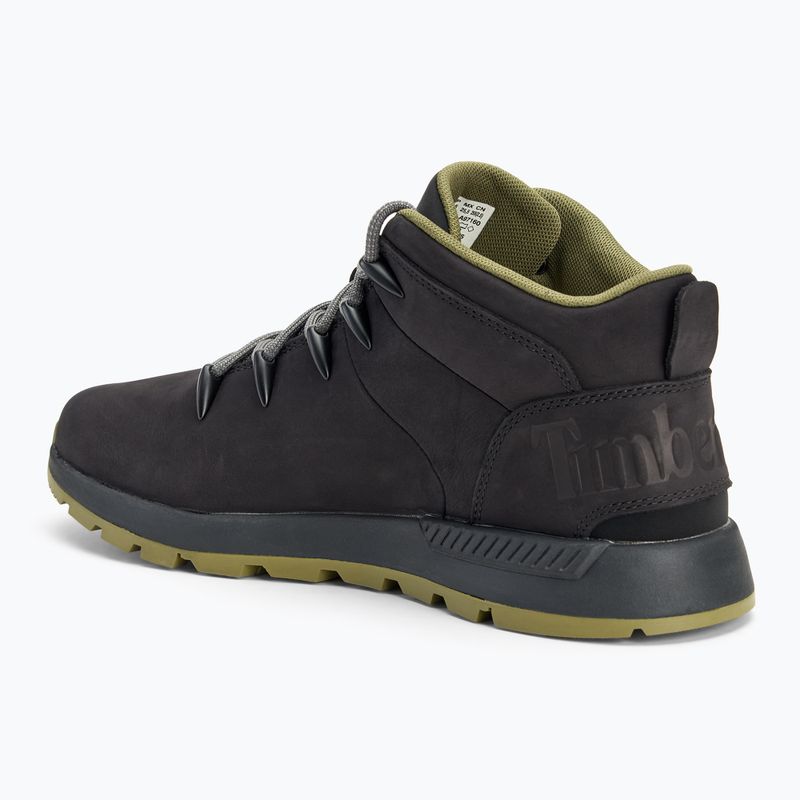 Buty męskie Timberland Sprint Trekker Mid Lace black nubuck/med green 3